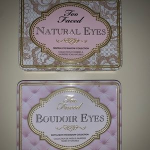 Too faced natural eyes and boulder eyes